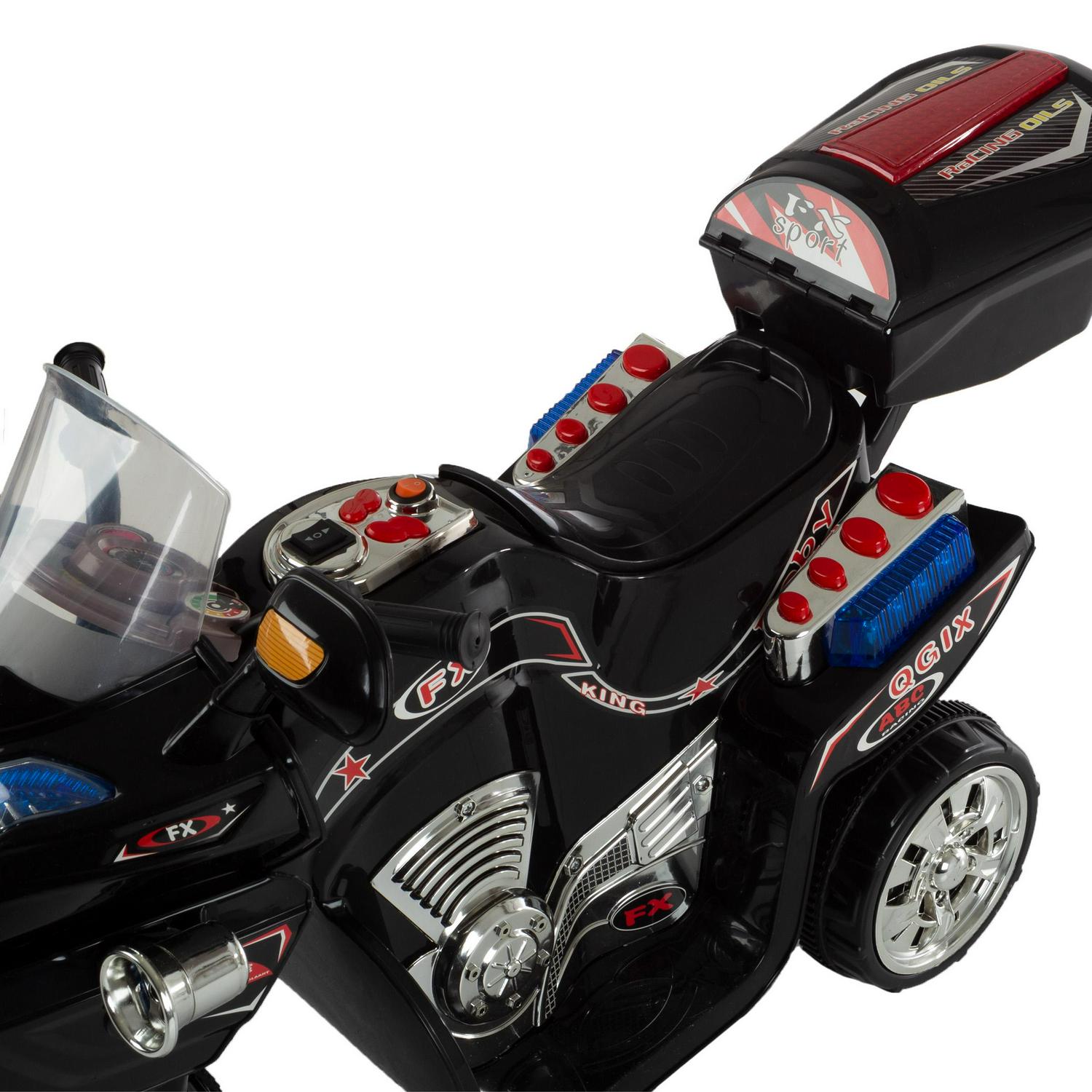 Ride on Toy 3 Wheel Motorcycle Trike for Kids by Hey! Play! Battery Powered Ride on Toys for Boys and Girls 2 8211 5 Year Old 8211 Black FX  Crowdfused