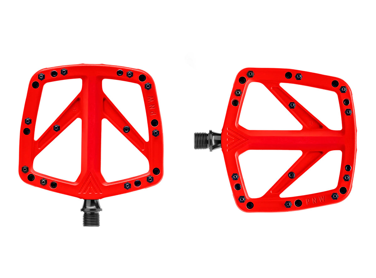 PNW Range Composite Flat Pedal - Really Red