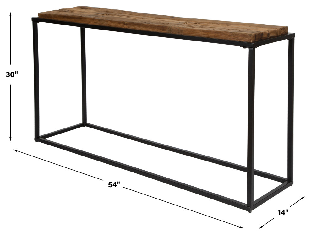 Uttermost Holston Salvaged Wood Console table   Industrial   Console Tables   by Modern Furniture LLC  Houzz