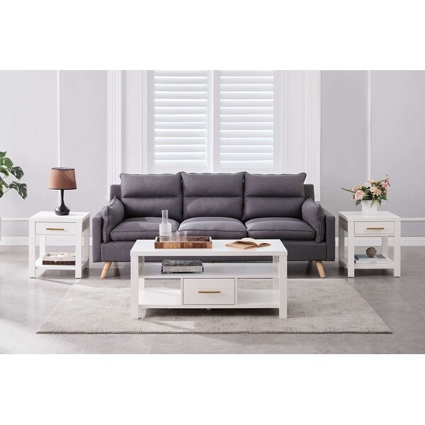 3Piece Coffee Table and End 2 Tables Occasional Living Room Set