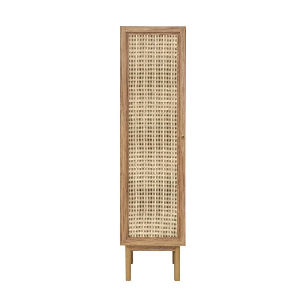 Swiss Madison Classe 15 in. W x 15 in. D x 60 in. H Brown MDF Linen Cabinet in Oak SM-BC101