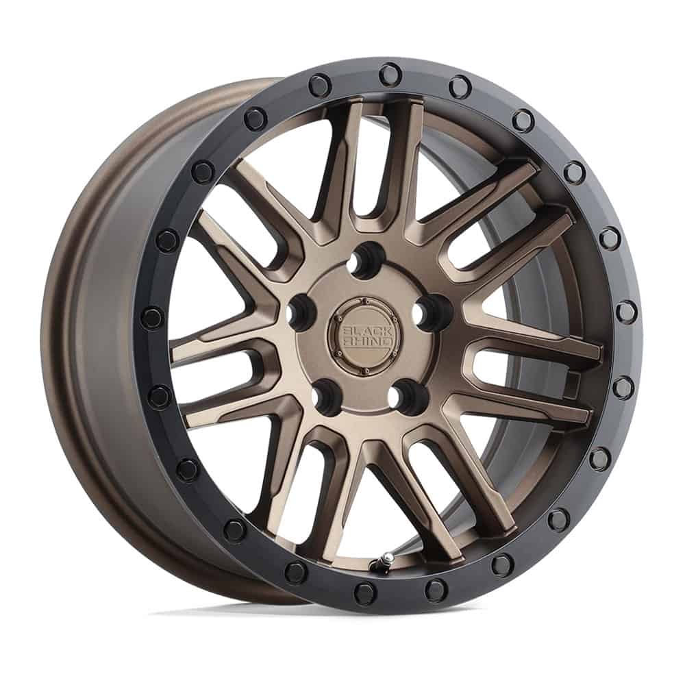 Black Rhino Wheels BRACH 18X8 5X4.25 M-BRNZ-BLK-LP 30MM