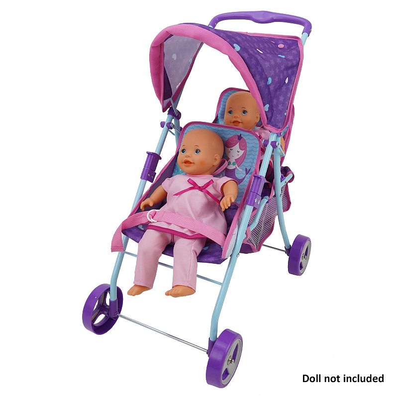 509 Crew Mermaid Twin Doll Stroller