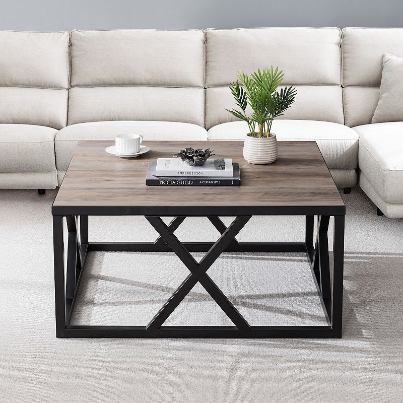 Finley and Sloane Jedrek Square Coffee Table