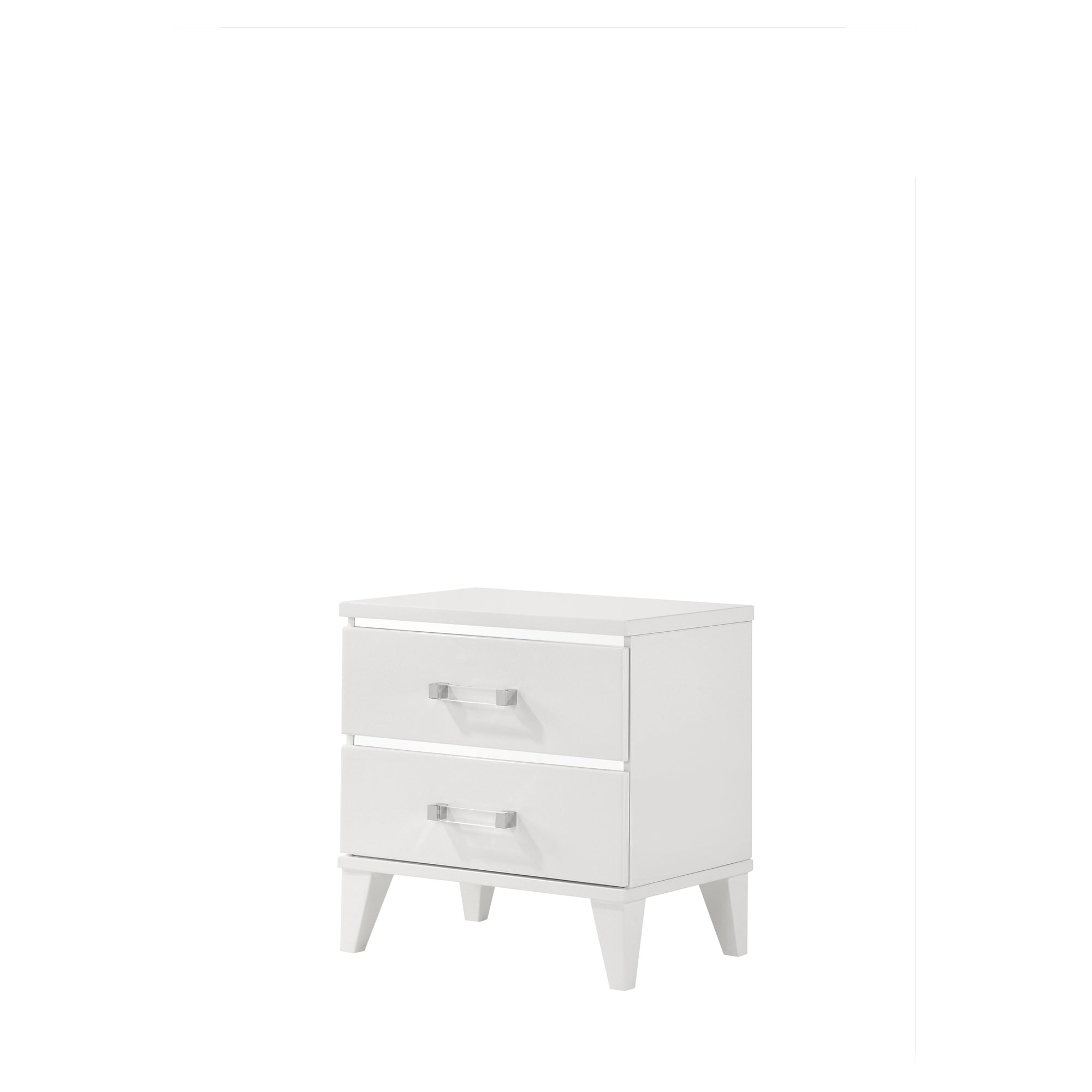 ACME Chelsie Nightstand in White