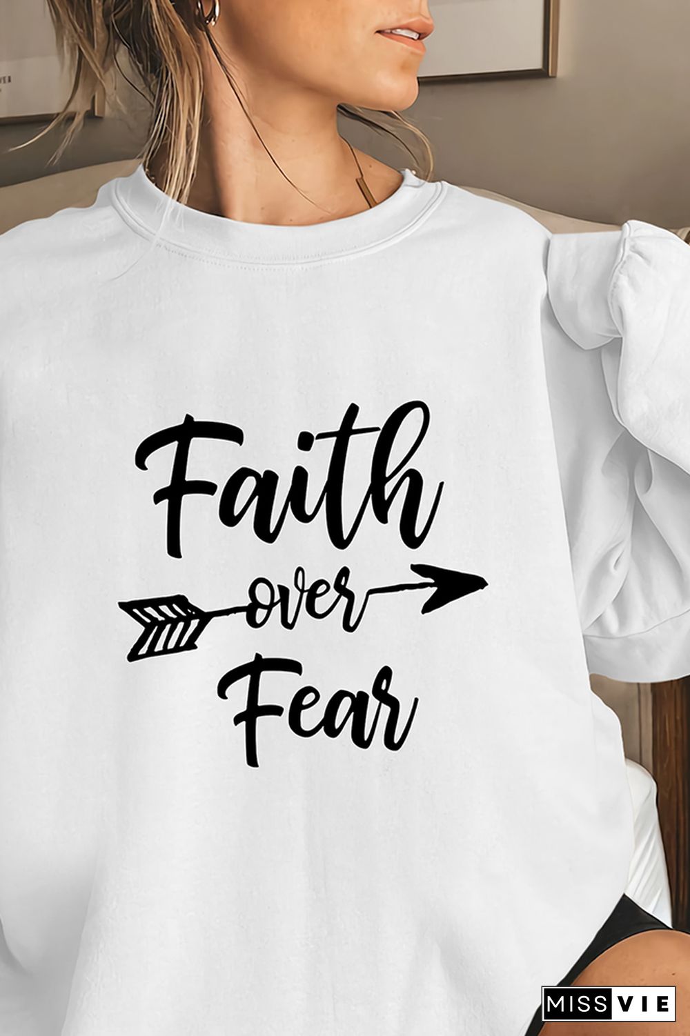 Faith over Fear Sweatshirt Wholesale