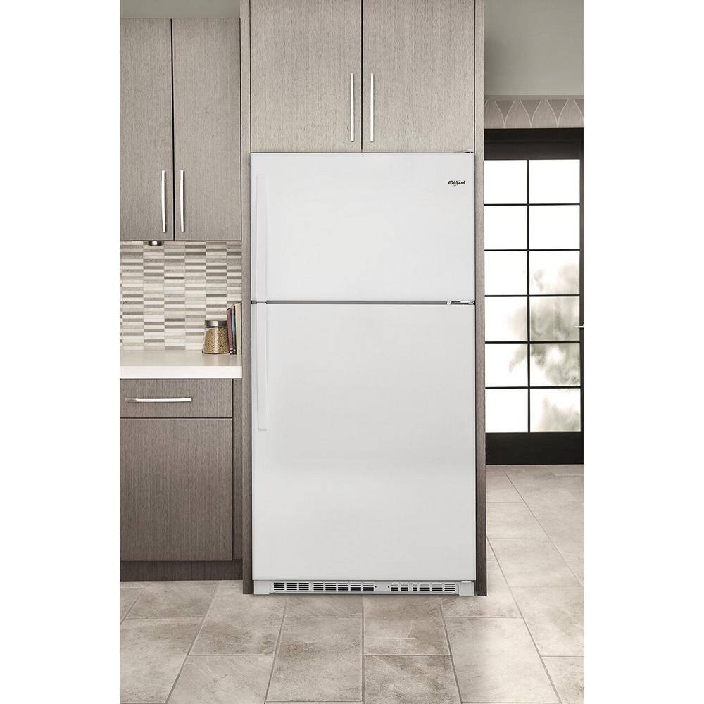 Whirlpool 20 cu. ft. Top Freezer Refrigerator in White WRT311FZDW