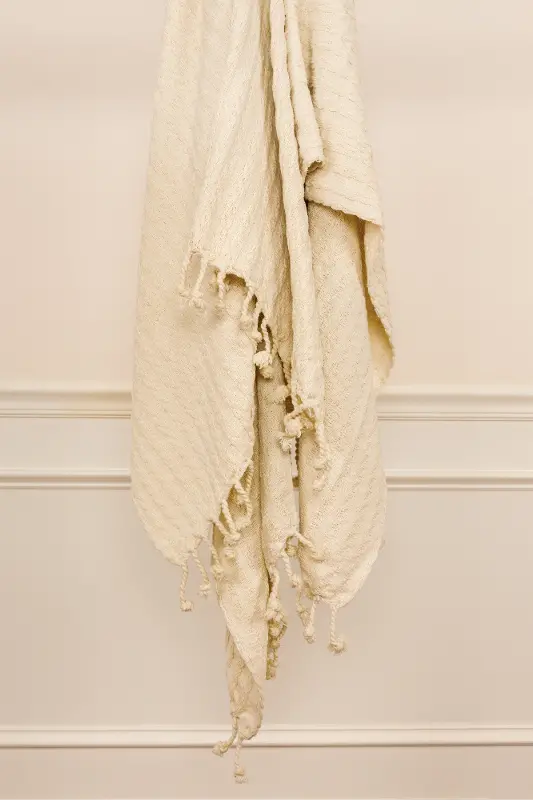 Bishop Ivory Throw Blanket