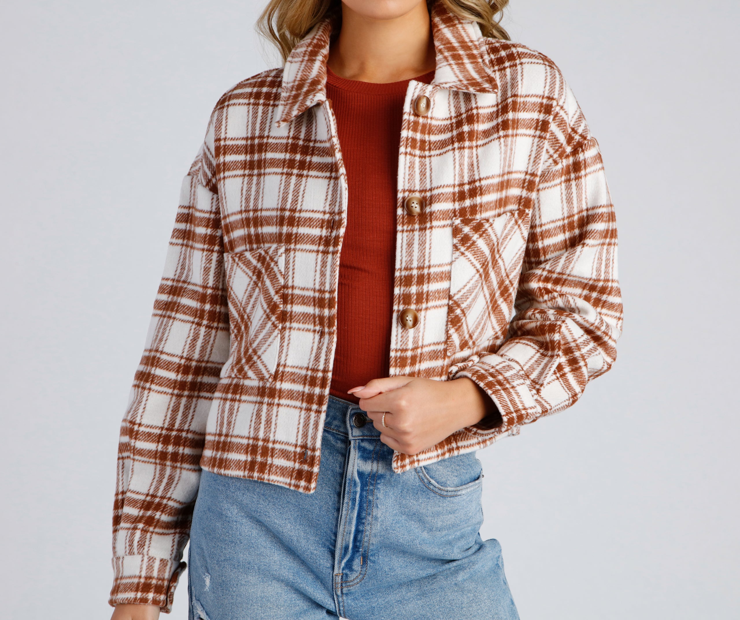 Trendy Layers Flannel Shacket