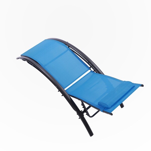 2PCS Outdoor Lounge Chair Set