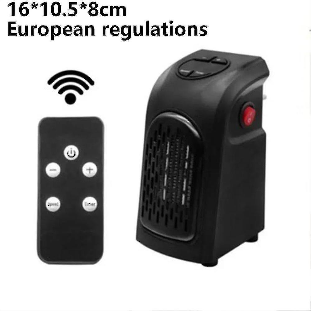 Wall Outlet Electric Space Heater With Adjustable Thermostat And Timer And Led Display