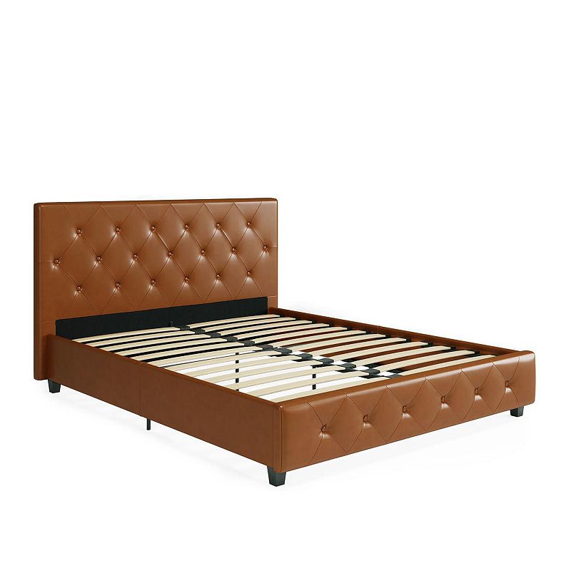 Atwater Living Dana Faux Leather Upholstered Bed