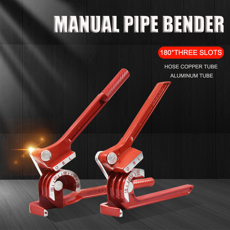 🔥Factory Clearance Sale With 50% Off🔥Suitable For 6mm 8mm 10mm Three-slot Copper Pipe Manual Pipe Bender