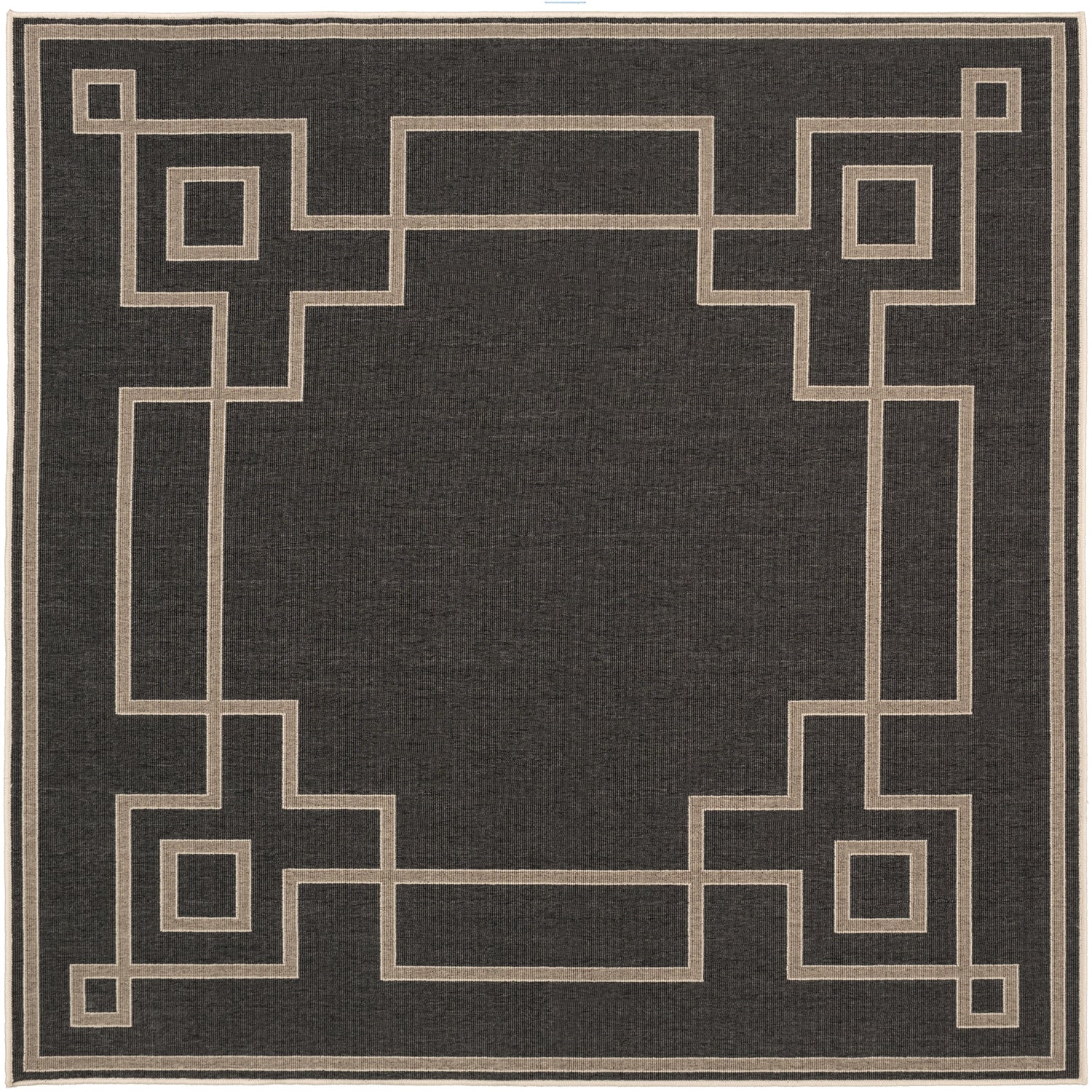 Alfresco Outdoor Rug in Navy & Camel