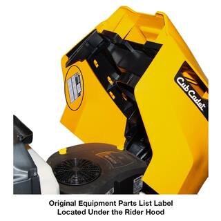 Cub Cadet Original Equipment 3-in-1 Blade Set for Select 54 in. Riding Lawn Mowers with 6-Point Star OE# 942-0677 742-0677 490-110-C125