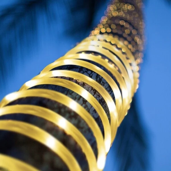 35.7ft 100 LED Solar Powered Rope String Outdoor 2 Pack Fatiry Light - 2 Pack