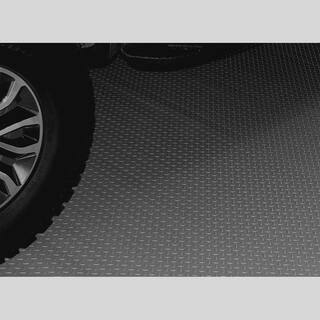 Diamond Deck 7.5 ft. x 17 ft. Charcoal Textured PVC Standard Car Mat 86717