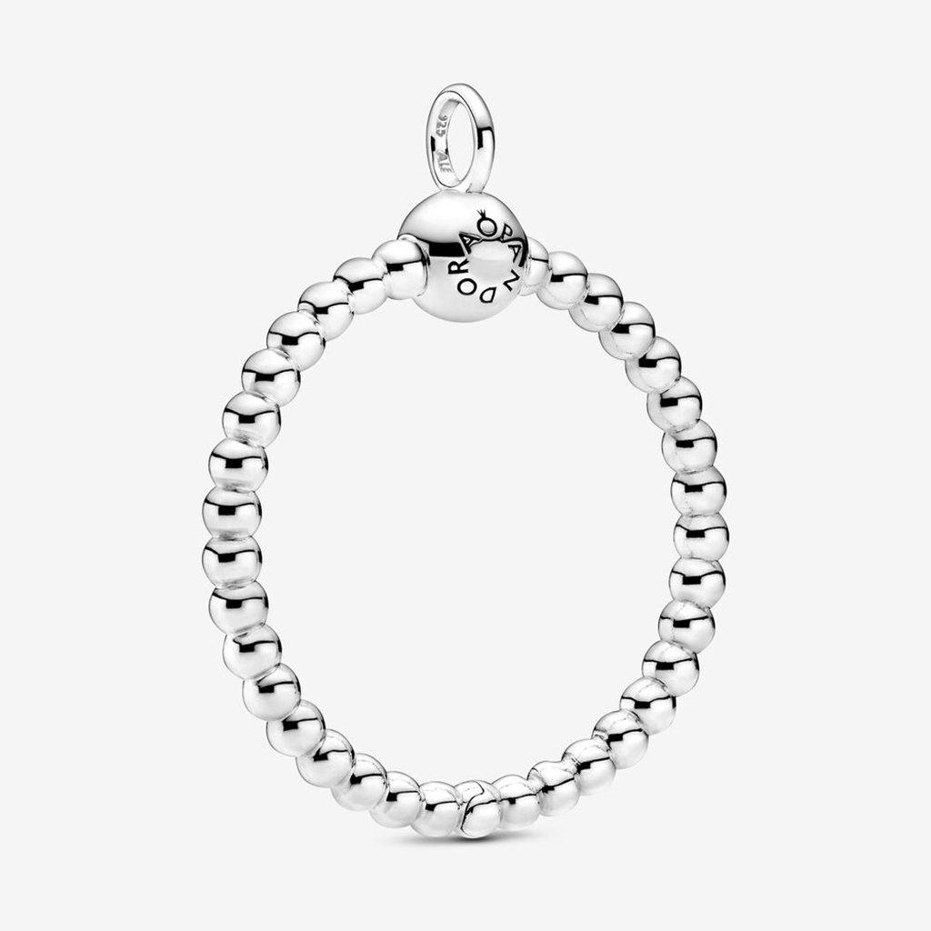 PANDORA  Pandora Moments Medium Beaded O Pendant