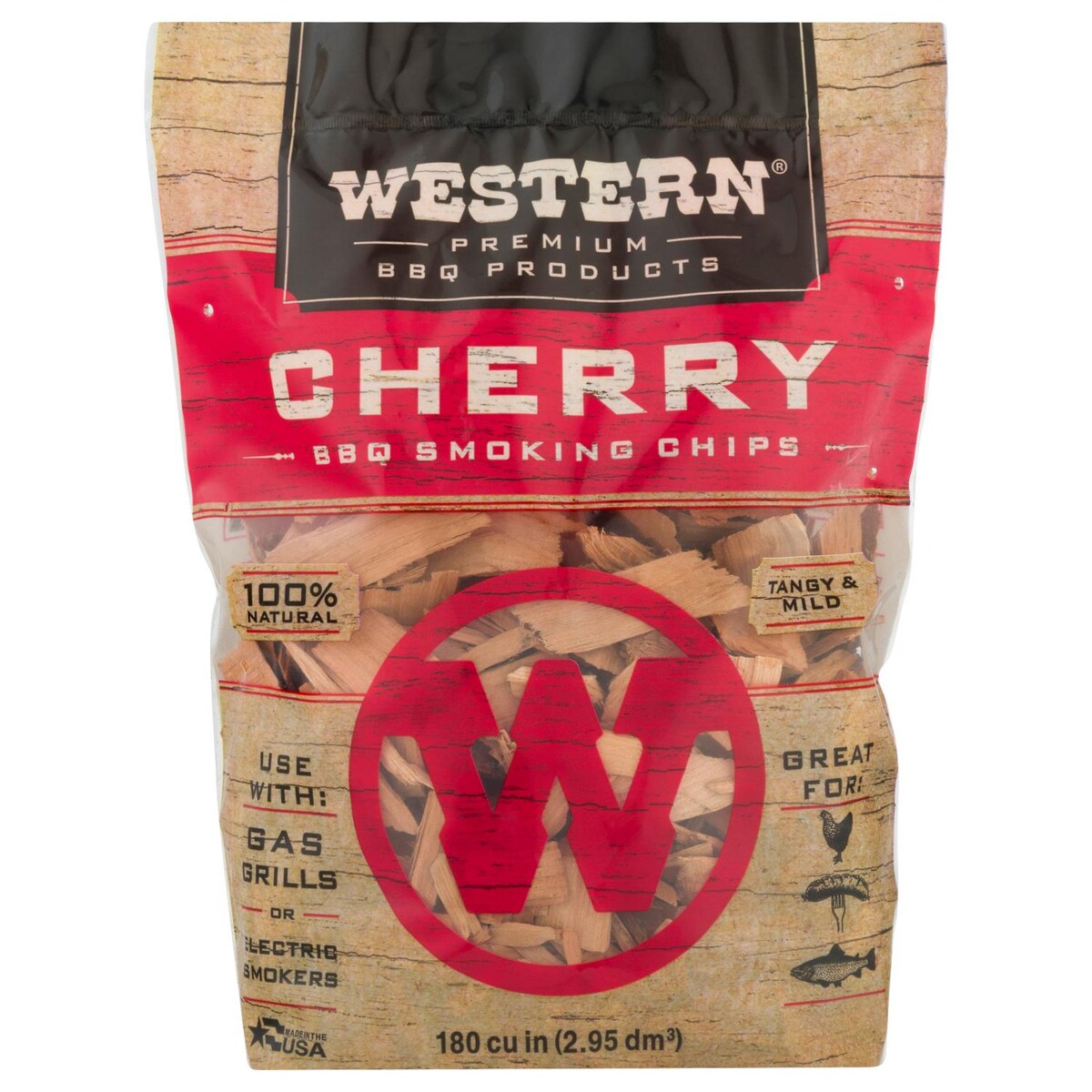 Western Cherry BBQ Smoking Chips (180 Cu. In.)