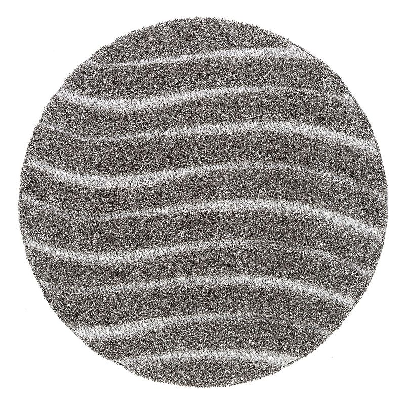 KHL Rugs Waveland Contemporary Striped Shag Rug