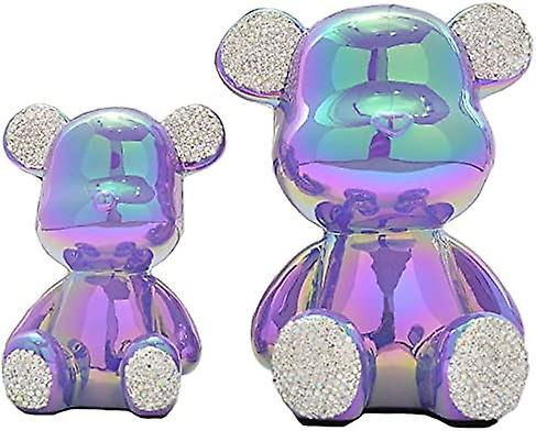 Collectible Figurines Big Bear Bling Home Decorations-purple