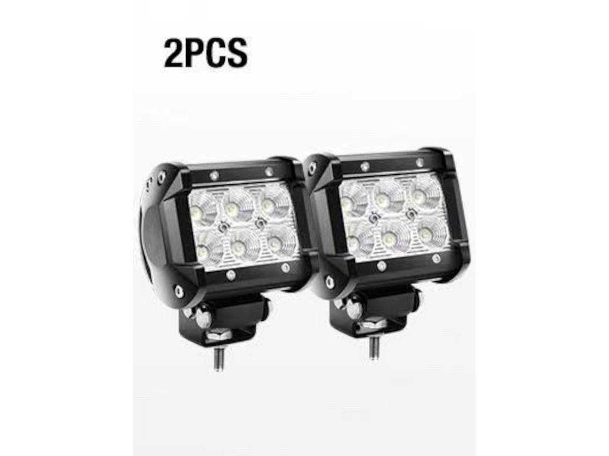 Led Pods， 3-inch (2PCS) 18W 1140LM Flood Led Off Road Lights Super Bright Driving Fog Light Boat Lights Driving Lights Led Work Light for Trucks