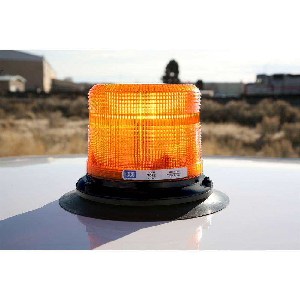 ECCO SAE Class 2 Permanent Mount Medium Profile LED Beacon 7945A