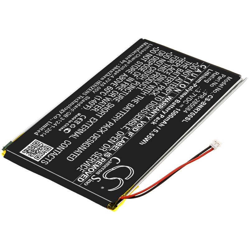 Barnes amp Noble BNRV700 GlowLight Plus 78 Replacement Battery BatteryClerkcom Tablet