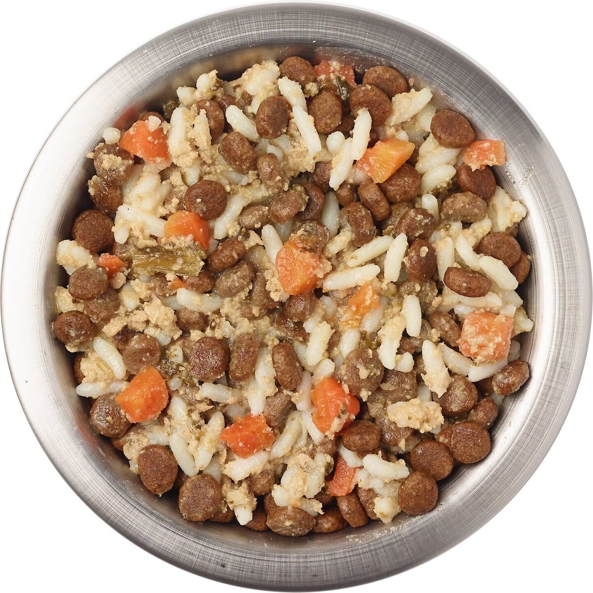 JustFoodForDogs Chicken and Rice Stew Recipe Fresh Dog Food Topper， 11-oz pouch， case of 12