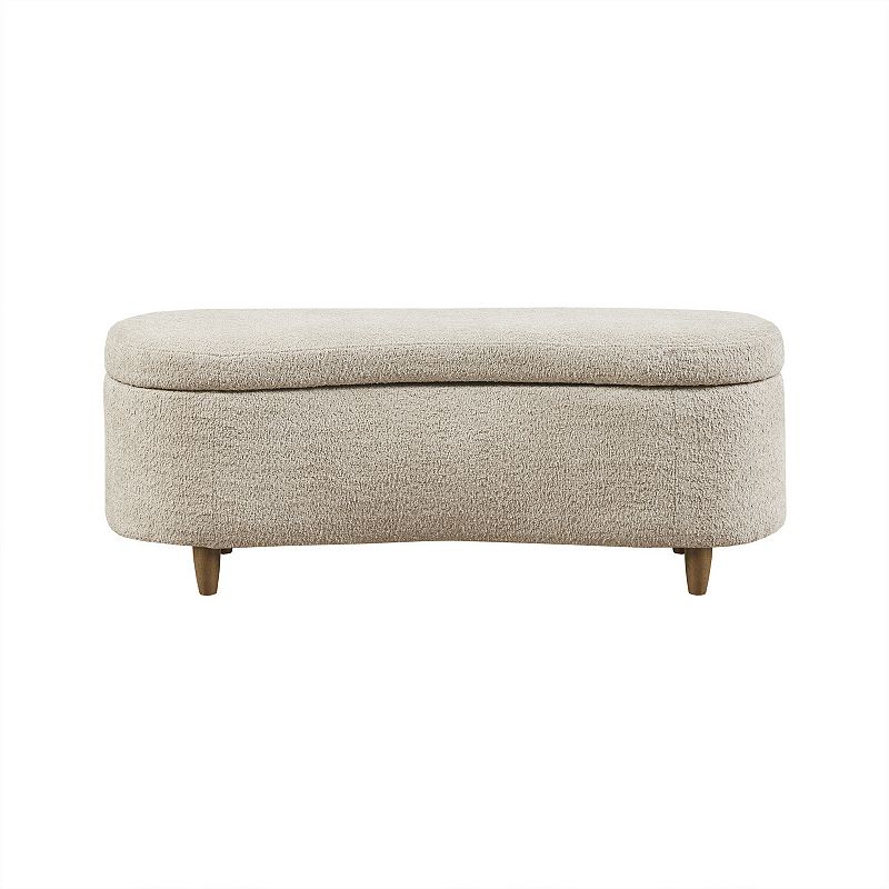 INK+IVY Bailey Boucle Flip Top Storage Ottoman