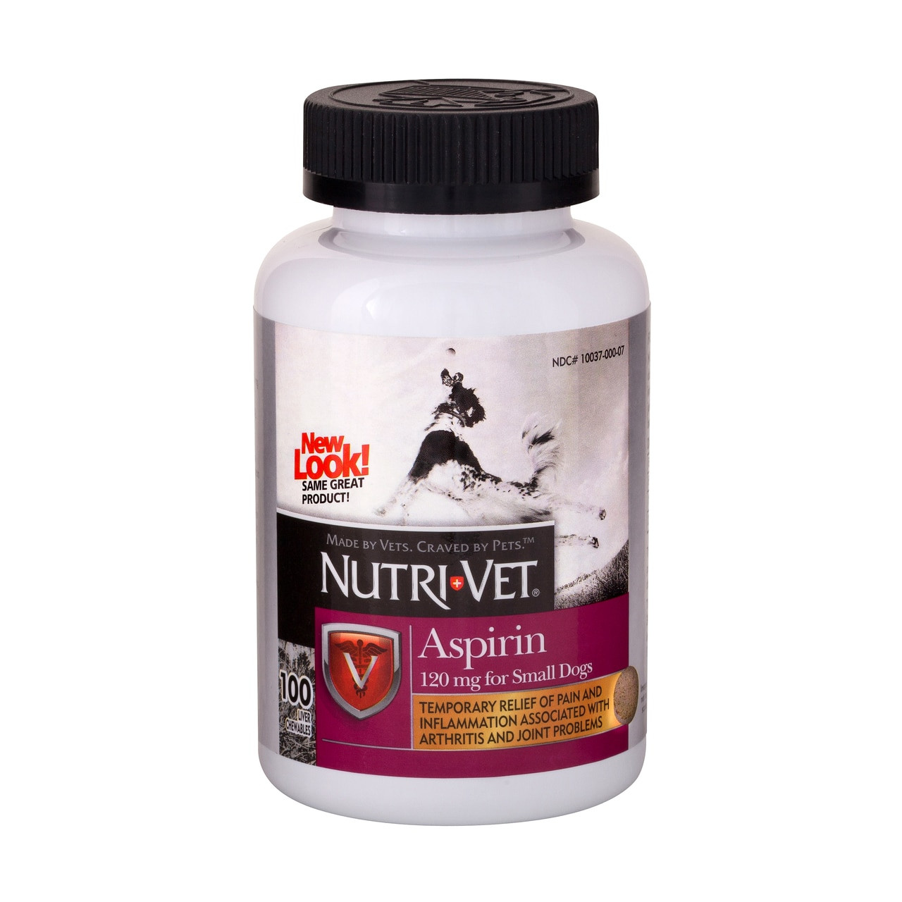 Nutri-Vet Aspirin for Small Dogs， 100 Tablets