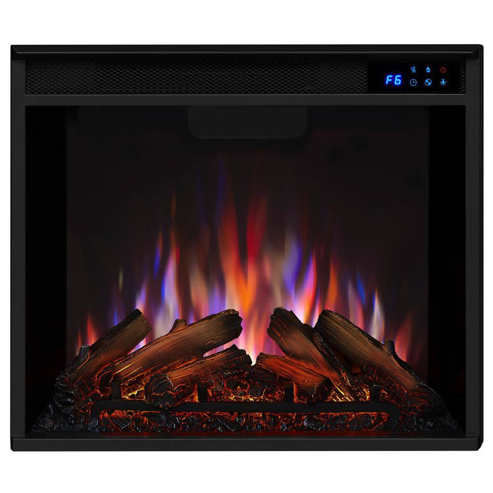 Real Flame Churchill 51 in. Corner Media Console Electric Fireplace in Dark Espresso 3750E-DE