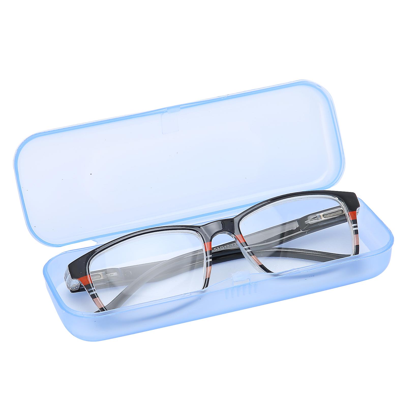 Unisex Elderly Reading Glasses High Definition Eye Glasses Spectacles With Storage Box+350