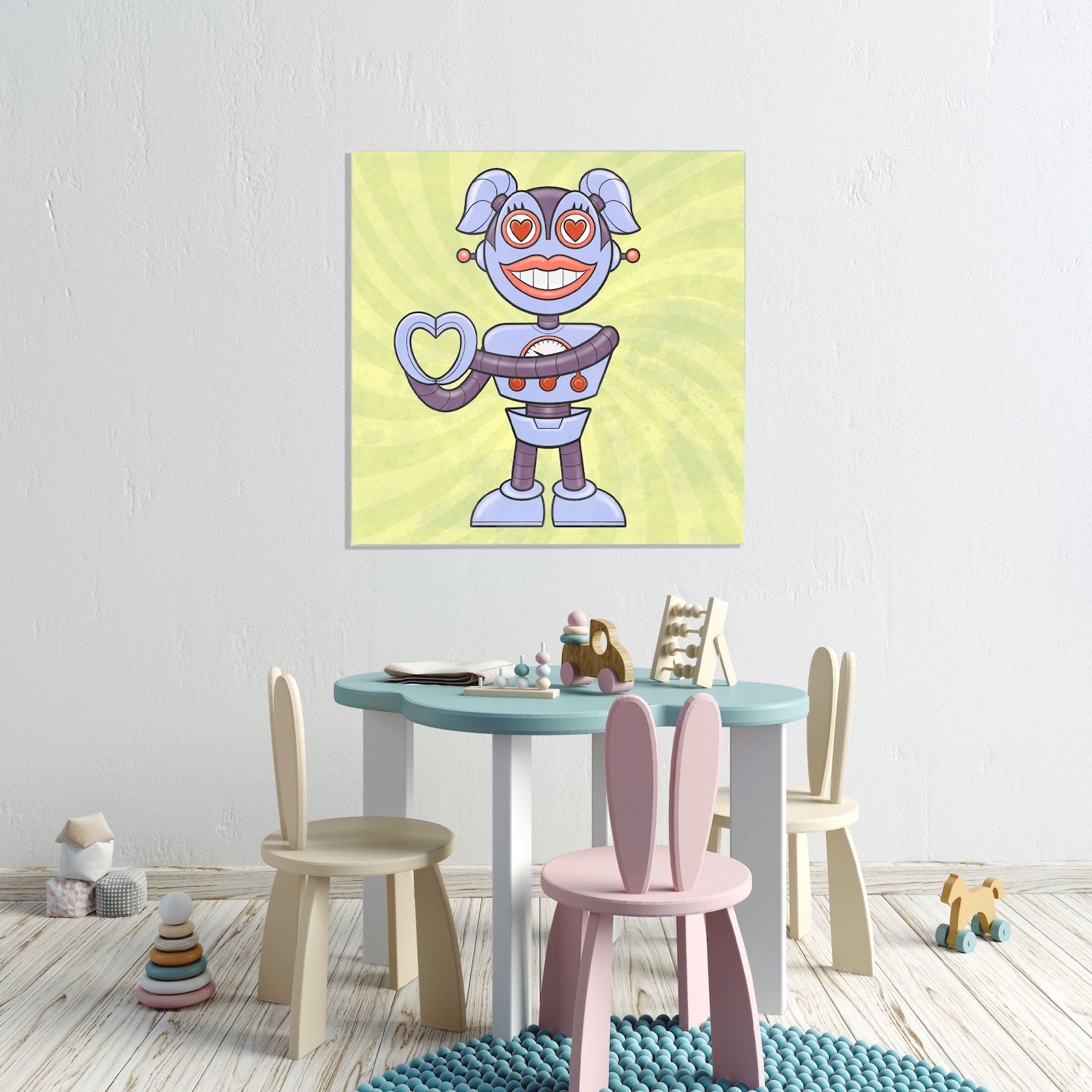 Courtside Market Loving Bot II Canvas Art Wall Decor