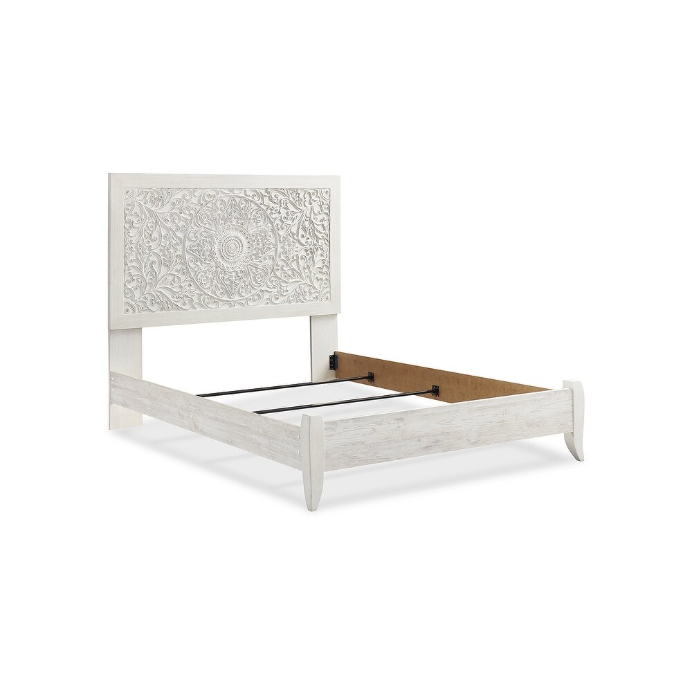 Signature Design by Ashley Paxberry White Queen Panel Bed