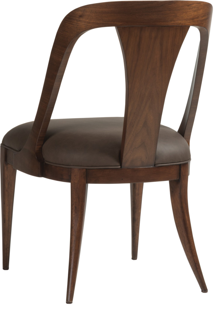 Beale Low Back Side Chair   Transitional   Armchairs And Accent Chairs   by HedgeApple  Houzz