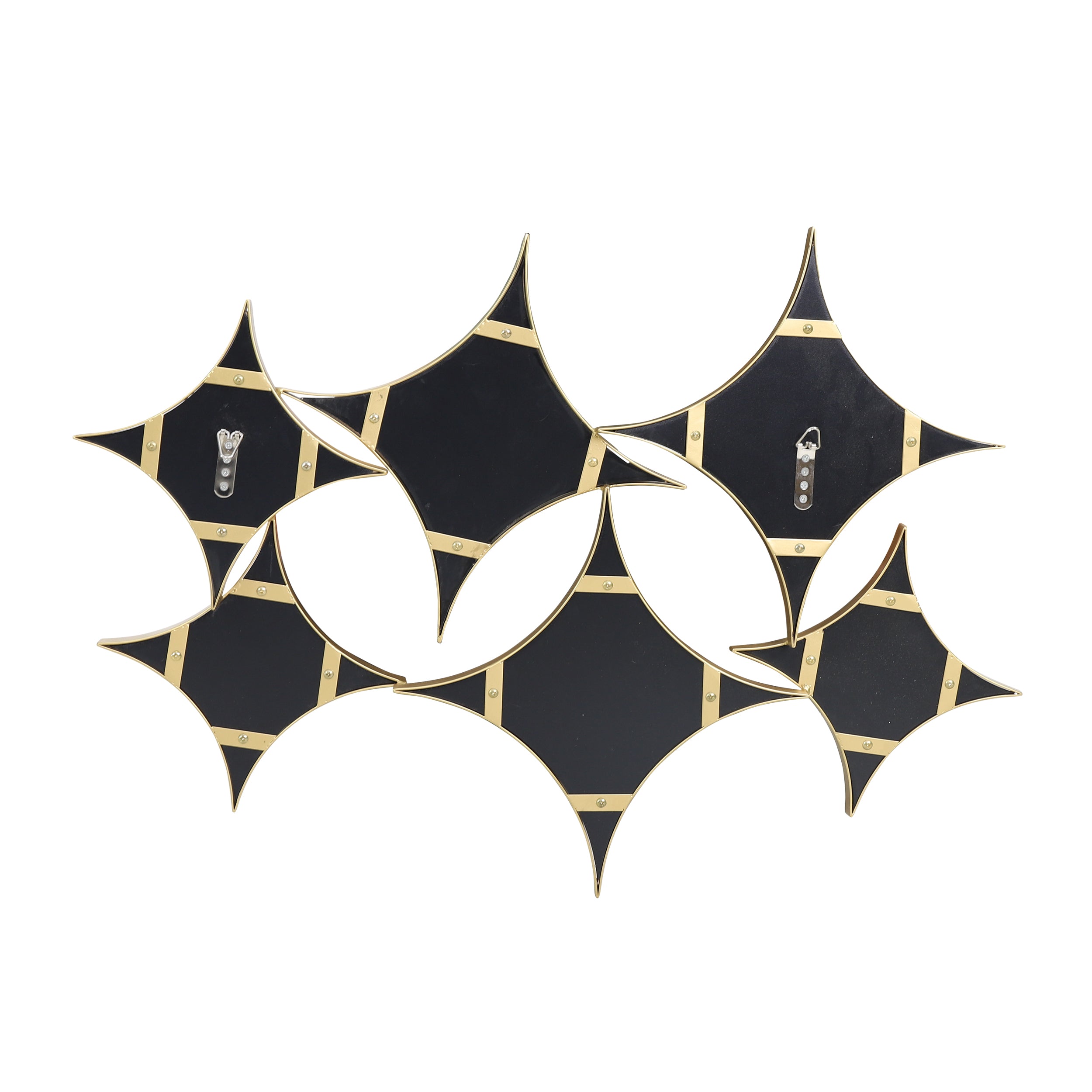 Murley Modern Glam Star Cluster Wall Mirror