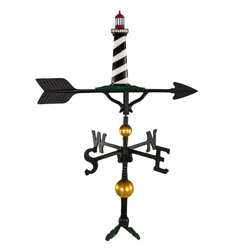 Montague Metal Products WV-393-NC 300 Series 32 In. Deluxe Color Cape Cod Lighthouse Weathervane