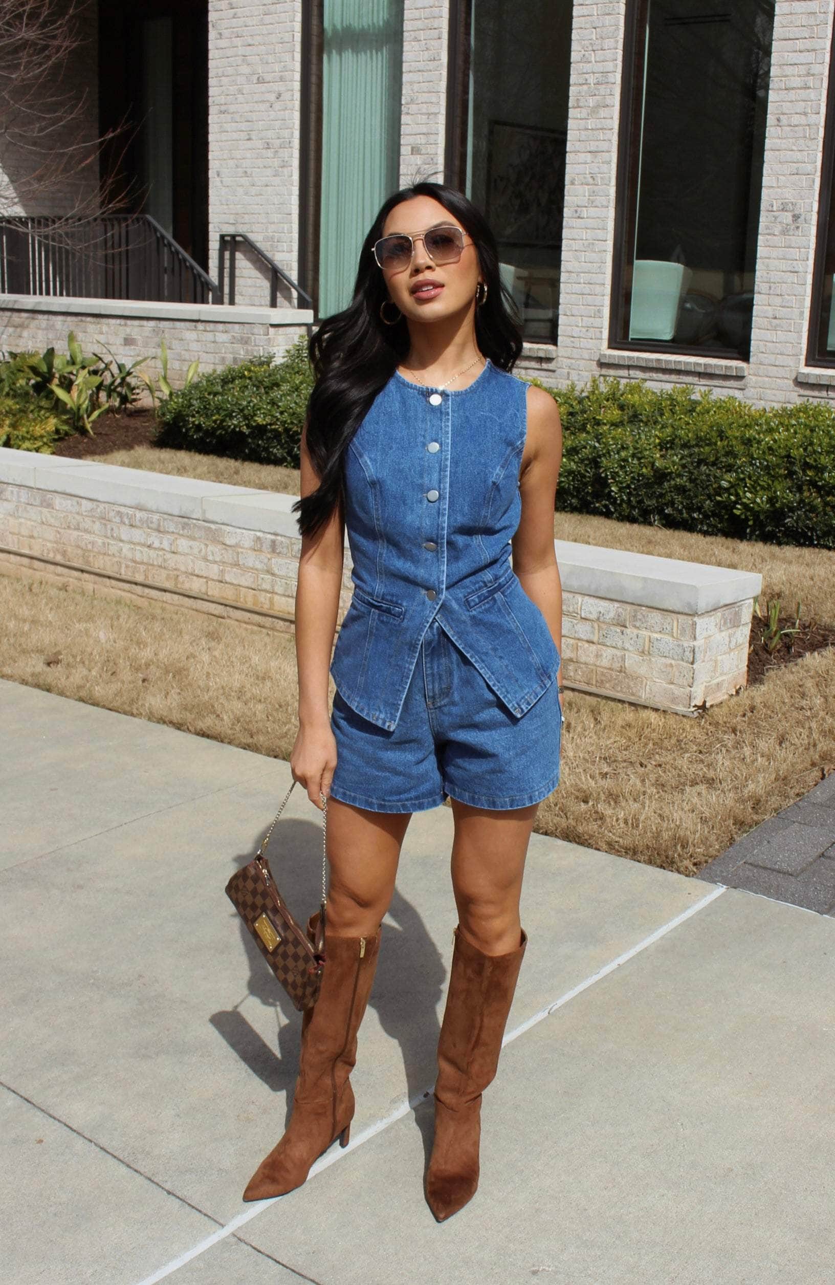 Westwood Denim Vest Top