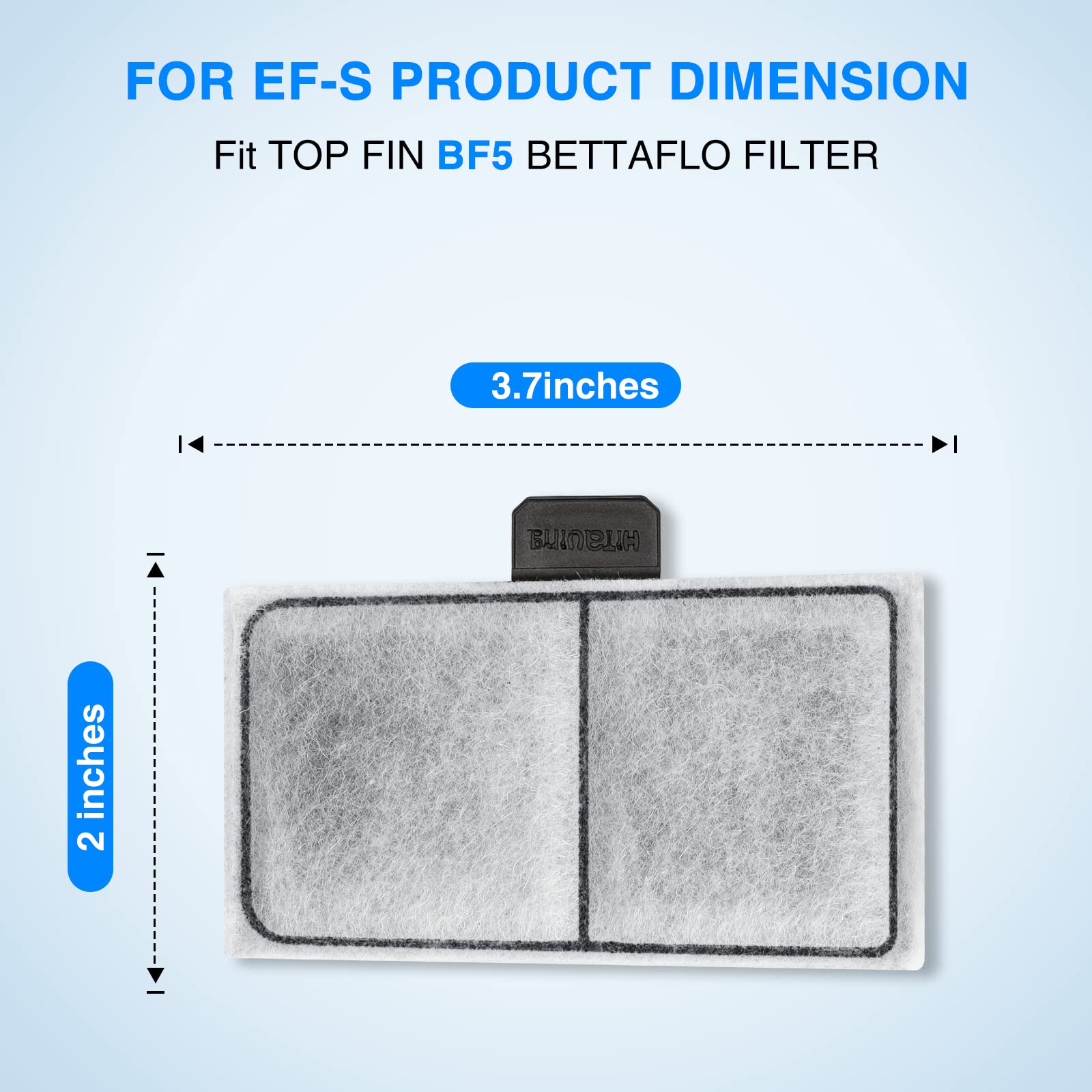 Tawatiler 6/8/12/15 Pack Top Fin Filter Cartridges EF-S 6 Pack