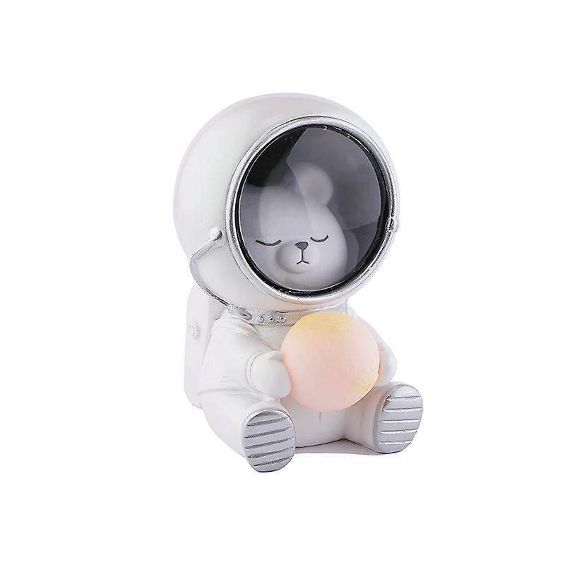 Led Night Light Astronaut Resin Lamp Warm Desk Lamp Cute Pet Gifts