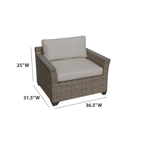 Monterey 07d 7piece Outdoor Wicker Patio Furniture Set