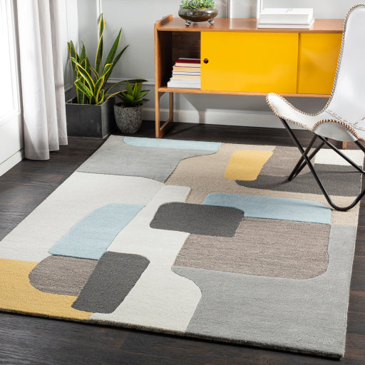 Brooklyn Wool Bright Yellow Rug