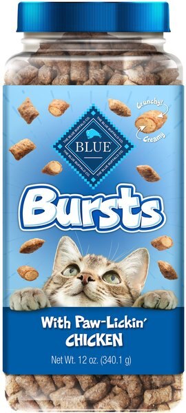 Blue Buffalo Bursts With Paw-Licken Chicken Cat Treats