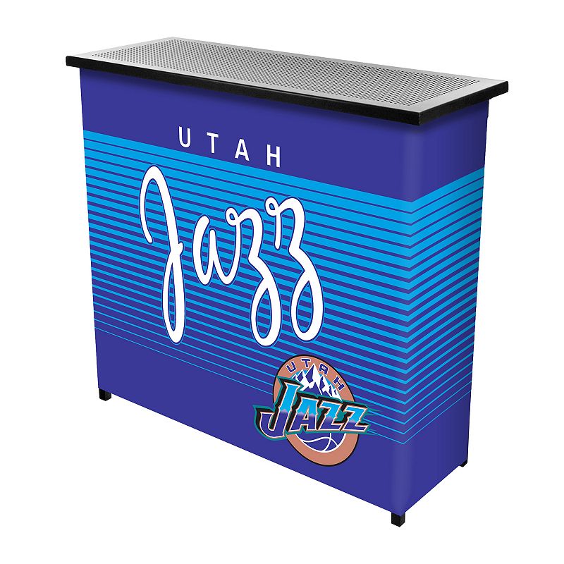 Utah Jazz Hardwood Classics 2-Shelf Portable Bar with Case