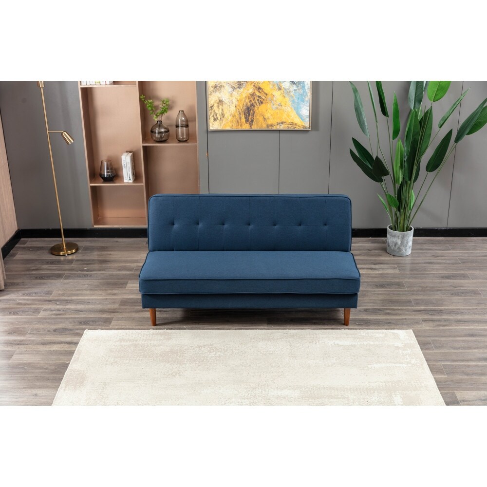 Modern Upholstery Sofa Bed with Wood Legs