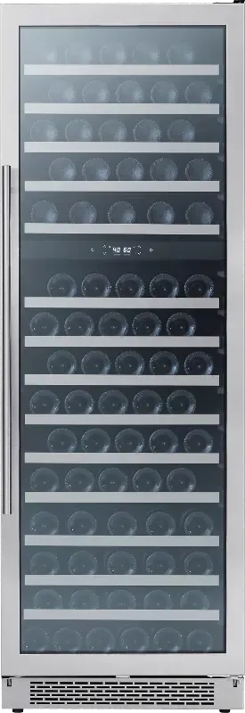 Zephyr Presrv Full Size Dual Zone Wine Cooler - Stainless Steel