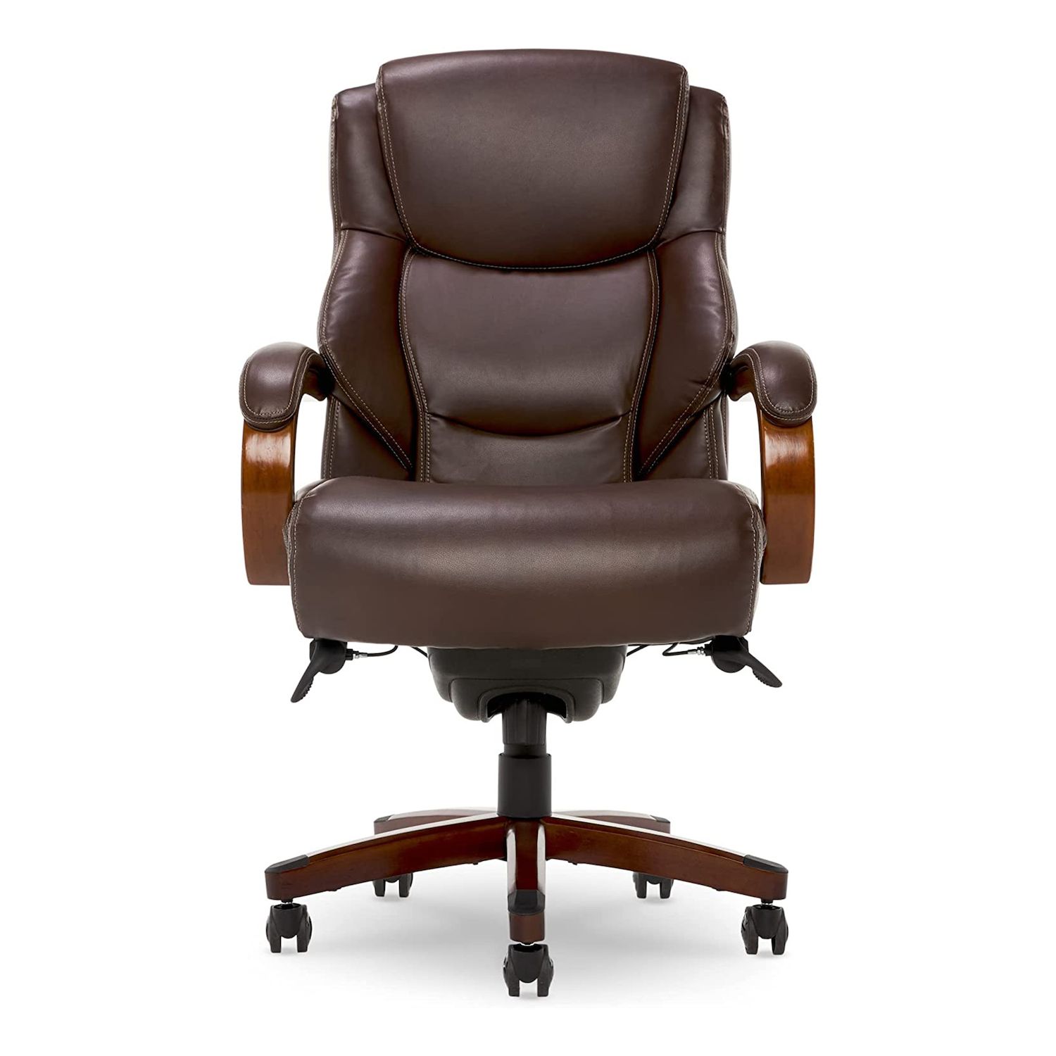 JOMEED Delano Big and Tall Executive Office Chair with Lumbar Support， Brown