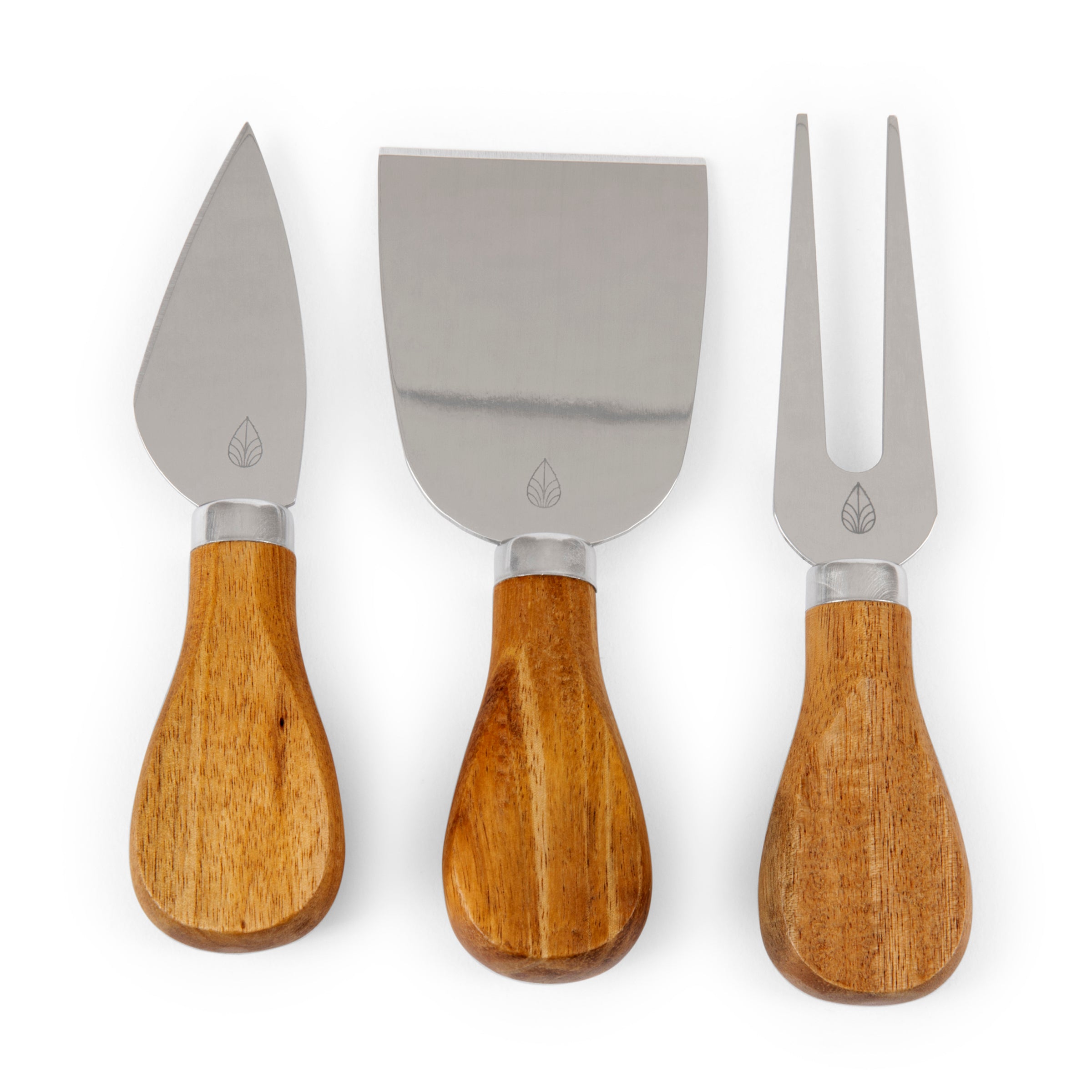 Toscana Acacia Brie Cheese Board and Tool Set