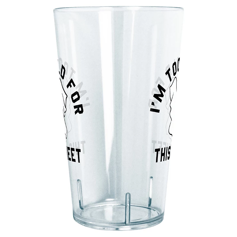 Ghost I'm Too Old For This Sheet 24 oz Tritan Tumbler